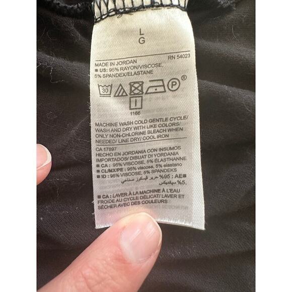 Old Navy Womens Black and White Paisley Long Sleeve Knit Swing Dress Size Large - Picture 8 of 8